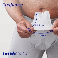 Confiance Men protections anatomiques 5 gouttes