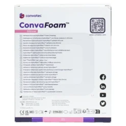 ConvaFoam carré pansement hydrocellulaire siliconé adhésif