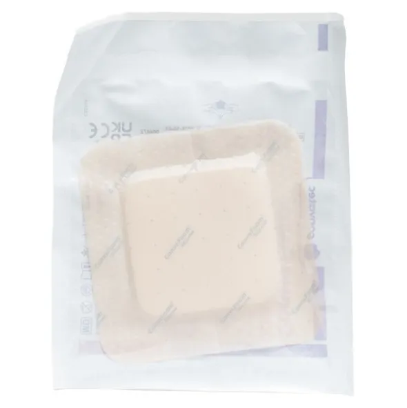 ConvaFoam carré pansement hydrocellulaire siliconé adhésif