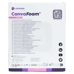 ConvaFoam carré pansement hydrocellulaire siliconé adhésif
