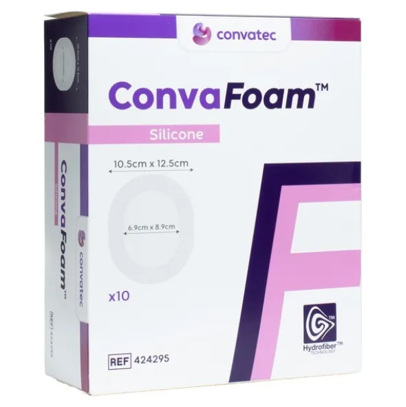 ConvaFoam ovale pansement hydrocellulaire siliconé adhésif