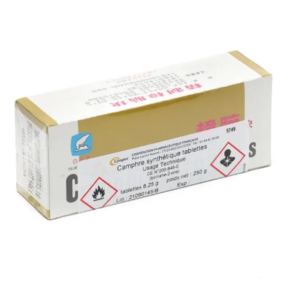 Cooper camphre tablettes