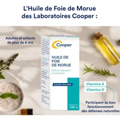 Cooper huile de foie de morue