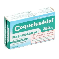 Coquelusédal Paracétamol 250 mg suppositoires