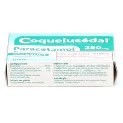 Coquelusédal Paracétamol 250 mg suppositoires