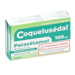 Coquelusedal Paracétamol 100 mg suppositoires