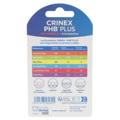 Crinex PHB Plus brossettes interdentaires cylindriques