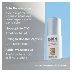 Crème solaire Isdin Fusion Water Magic Repair SPF 50