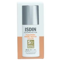 Crème solaire teintée Isdin Fusion Water Magic Repair Color SPF 50
