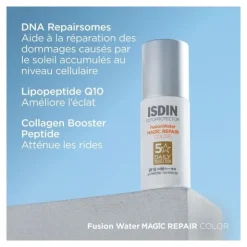Crème solaire teintée Isdin Fusion Water Magic Repair Color SPF 50