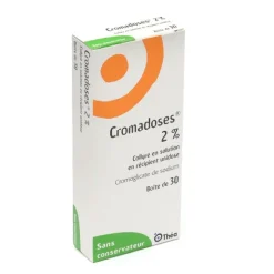 Cromadoses unidose collyre antihistaminique