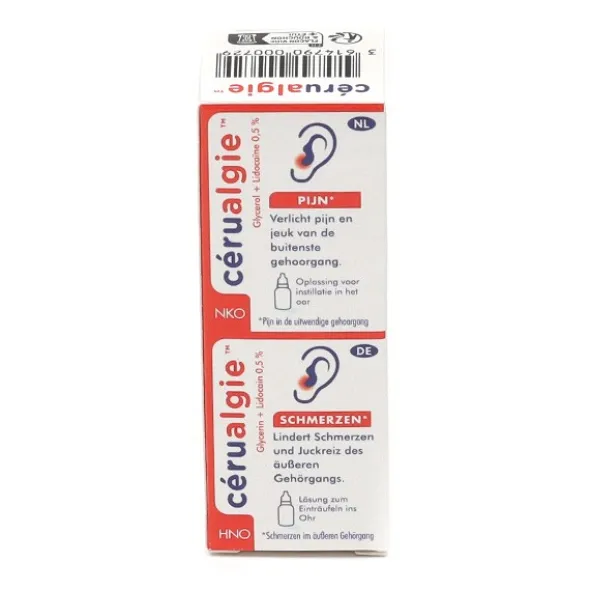 Cérualgie goutte oreille