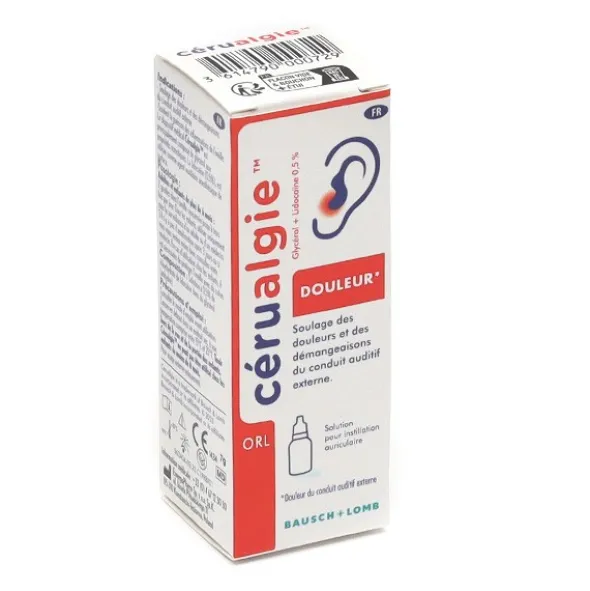 Cérualgie goutte oreille