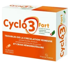 Cyclo 3 Fort jambes lourdes gélules