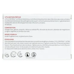 Cys Control Ultra gélules