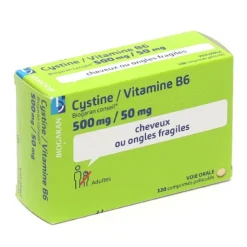 Cystine Vitamine B6 Biogaran 500 mg/50 mg comprimés