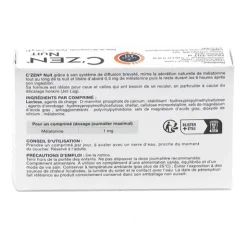 C'Zen Nuit Mélatonine 1 mg comprimés