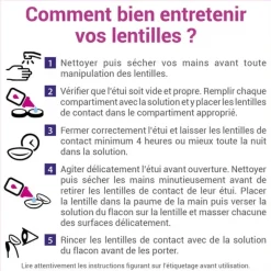 Dacryo Entretien des lentilles de contact