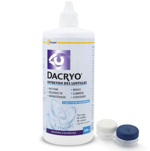 Dacryo Entretien des lentilles de contact