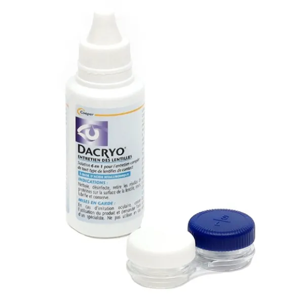 Dacryo Entretien des lentilles de contact