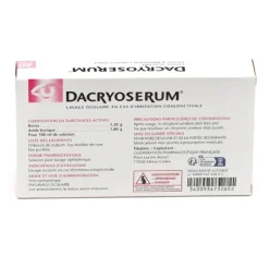 Dacryoserum unidose lavage ophtalmique