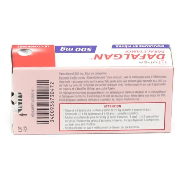 Dafalgan 500 mg comprimé