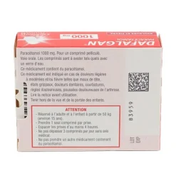 Dafalgan 1000 mg comprimé