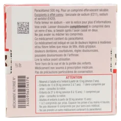 Dafalgan 500 mg comprimé effervescent