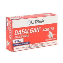 Dafalgan 600 mg suppositoire