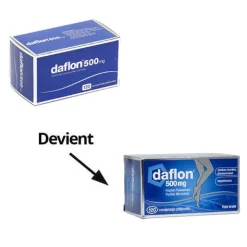 Daflon 500 mg comprimé veinotonique