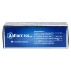 Daflon 500 mg comprimé veinotonique