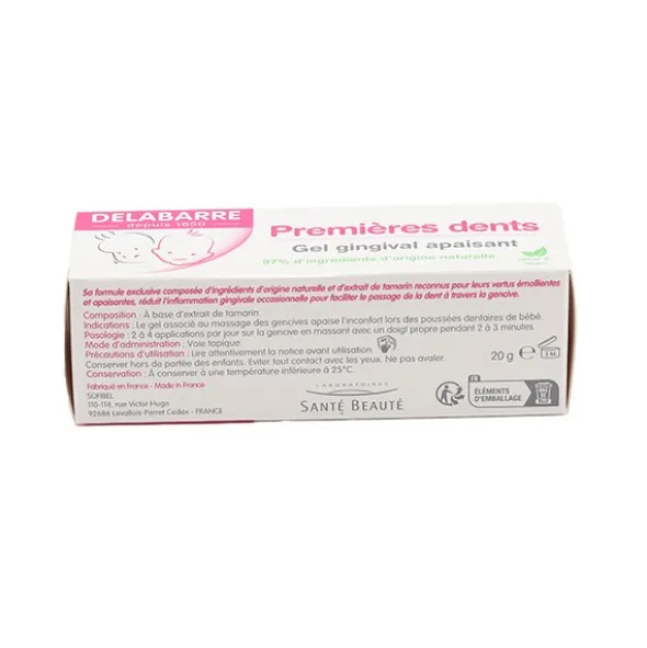 Delabarre Premières dents Gel gingival apaisant
