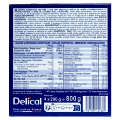 Delical Purée hyperprotéinée et hypercalorique