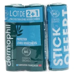 Dermophil Indien Stick Protection des lèvres desséchées Bio