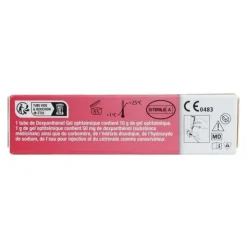 Dexpanthenol gel ophtalmique