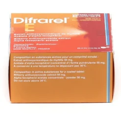 Difrarel E comprimés