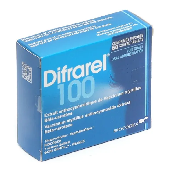 Difrarel 100 mg comprimés