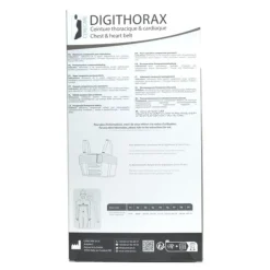 Digithorax ceinture thoracique noire 25 cm
