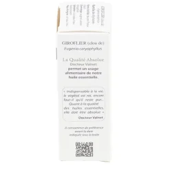 Docteur Valnet huile essentielle de Clou de Giroflier Bio