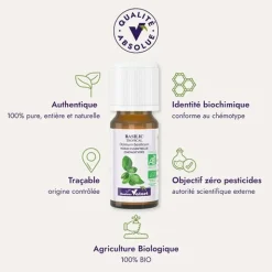 Docteur Valnet huile essentielle de Basilic tropical Bio