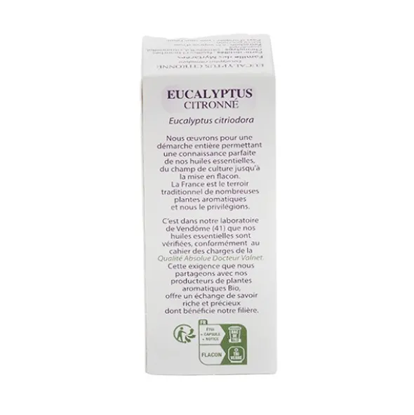 Docteur Valnet Huile essentielle Eucalyptus citronné Bio