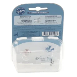 Dodie Duo Sucette anatomique silicone 0-2 mois