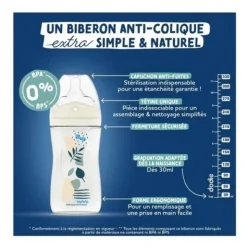 Dodie extra Biberon anti colique tétine multi perforée