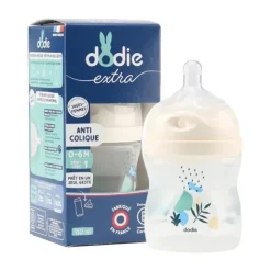Dodie extra Biberon anti colique tétine multi perforée