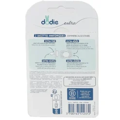 Dodie extra Sucette anatomique silicone +6 mois