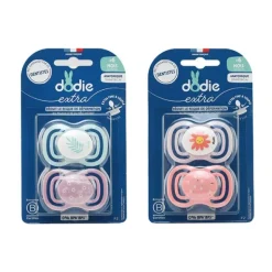 Dodie extra Sucette anatomique silicone +6 mois