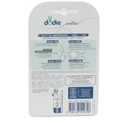 Dodie extra sucette anatomique silicone Nuit 0-6 mois