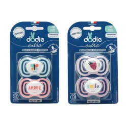 Dodie extra sucette anatomique silicone +18 mois