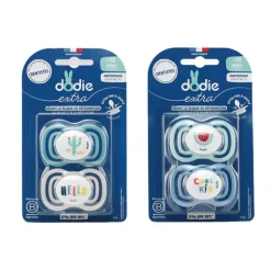 Dodie extra sucette anatomique silicone +18 mois