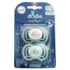 Dodie sucette anatomique silicone Jour Nuit +18 mois